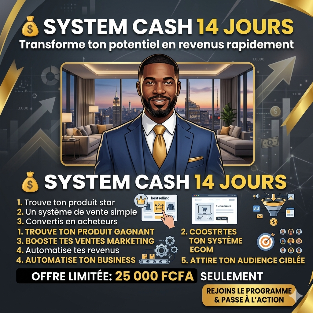 SYSTEME CASH 14 JOURS